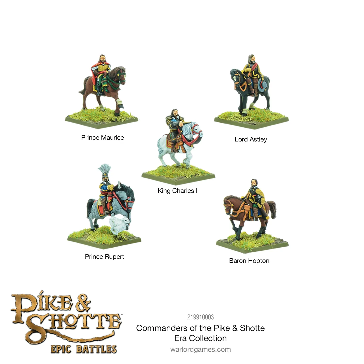 Bolt Action Commanders of the Pike & Shotte Era coffret figurines