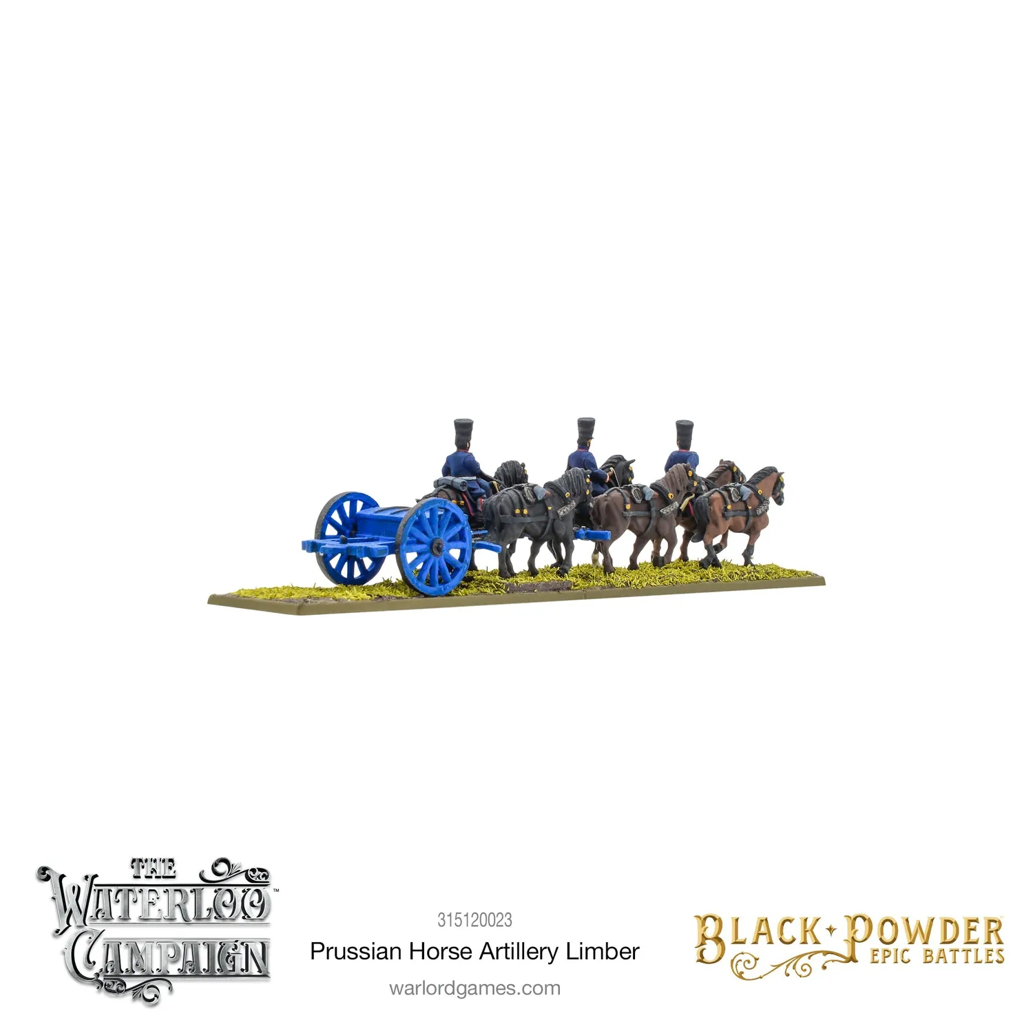 Bolt Action Black Powder Epic Battles Prussian Horse Artillery Limber attelage