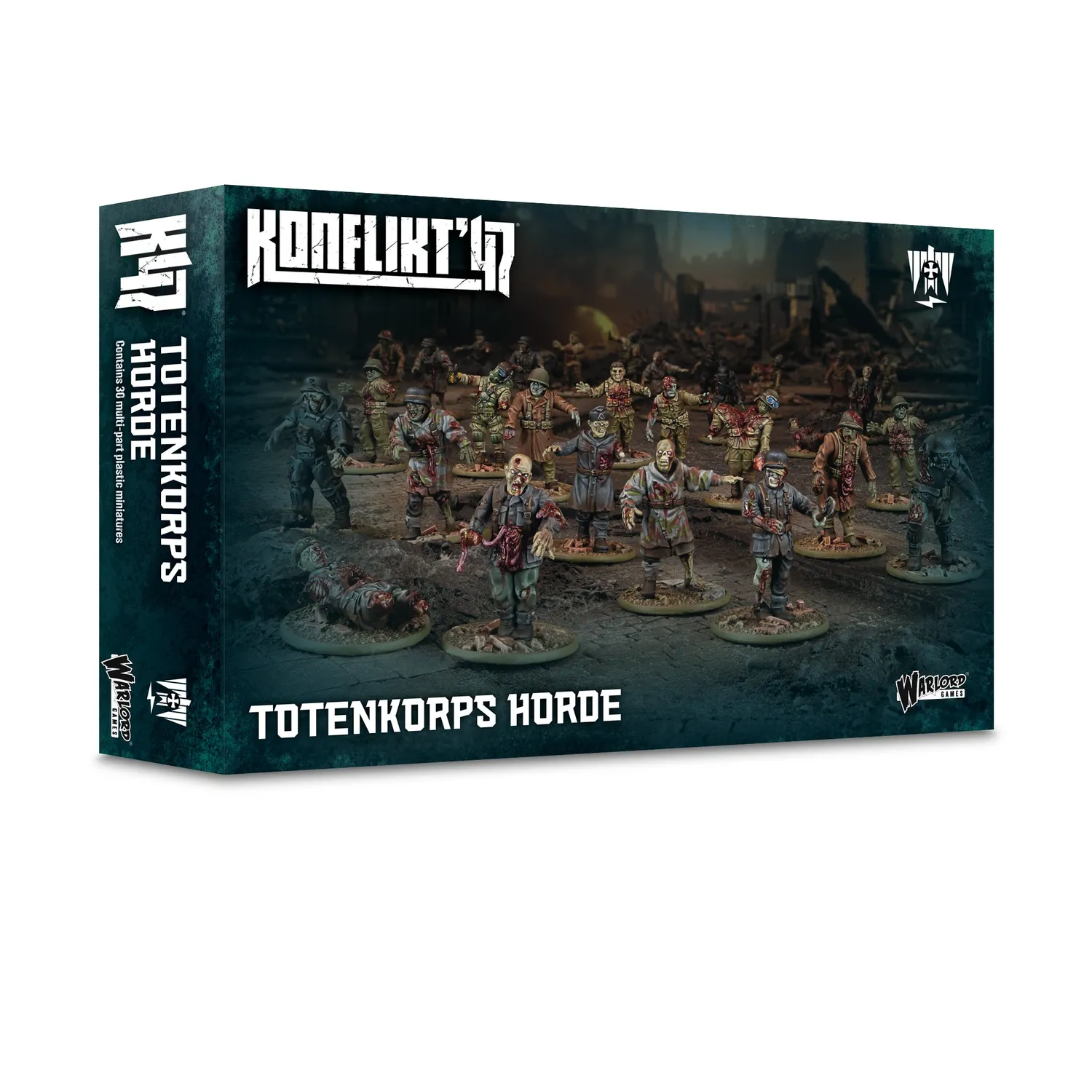 Bolt Action Konflikt 47 Totenkorps Horde figurines 30 plastique