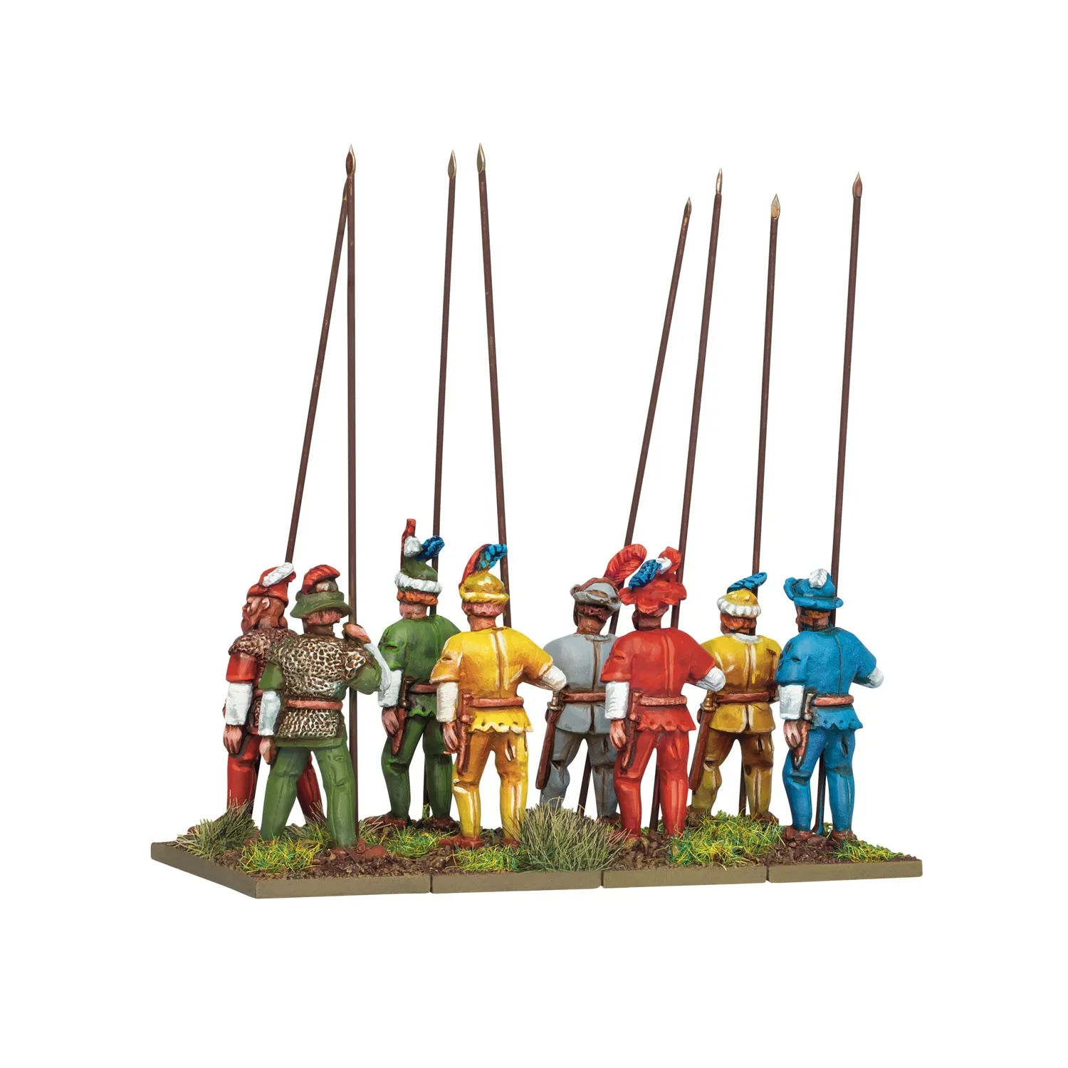 Warlord Games Pike & Shotte Suisses piquiers garde x8 métal
