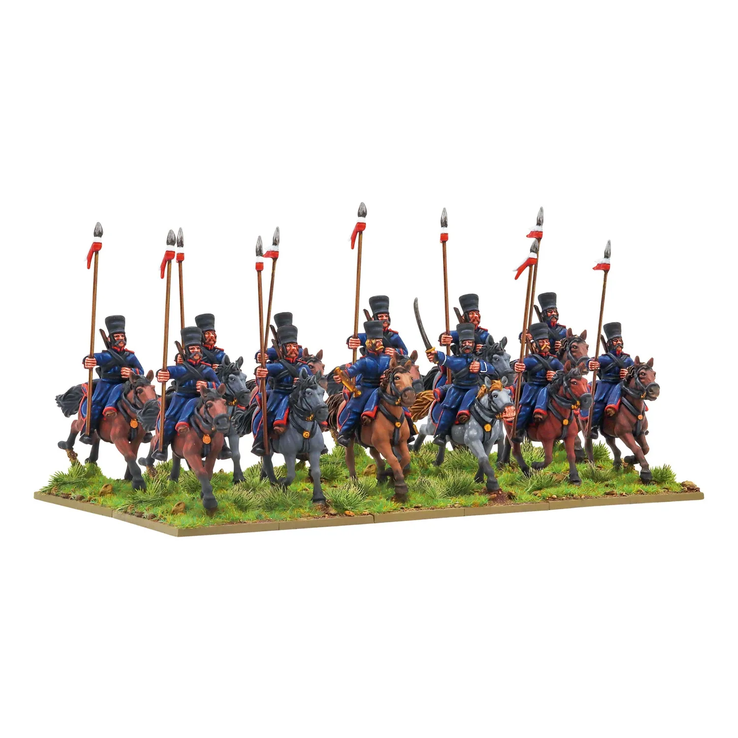 Black Powder Cossacks Régiment cavalerie figurines x12