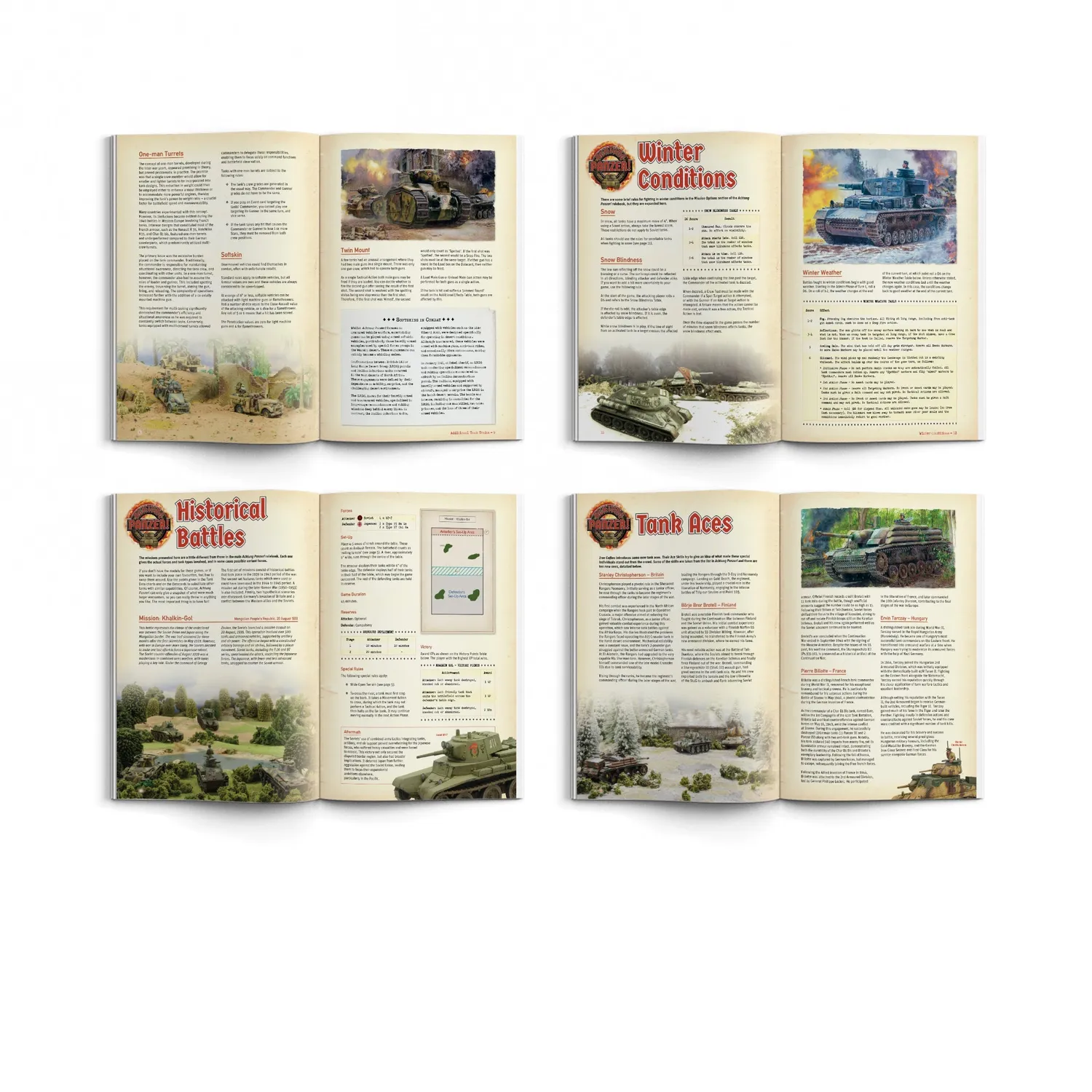 Bolt Action Achtung Panzer Iron Coffins livre + figurines