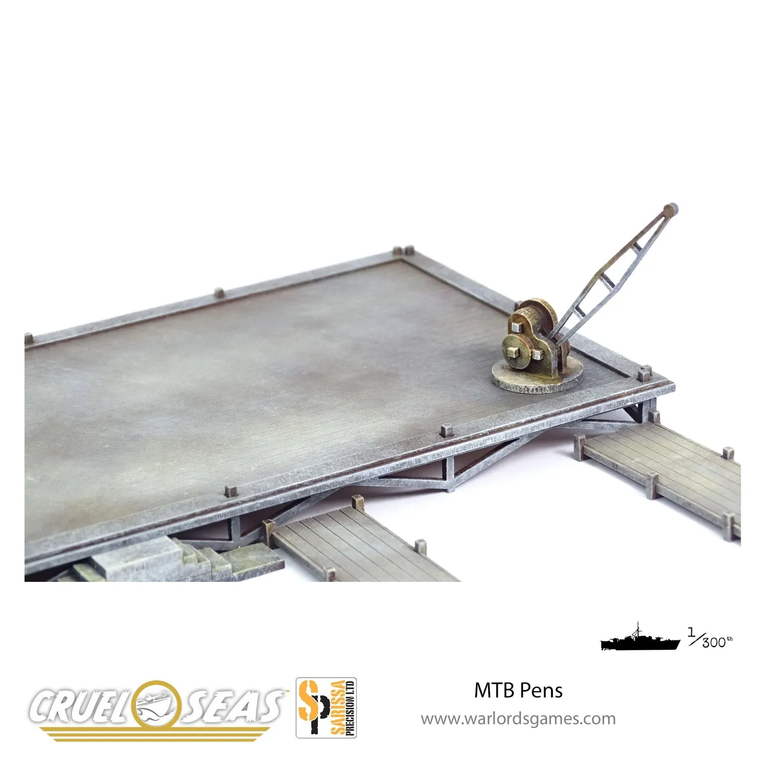 Bolt Action Cruel Seas MTB Pens décor port MDF
