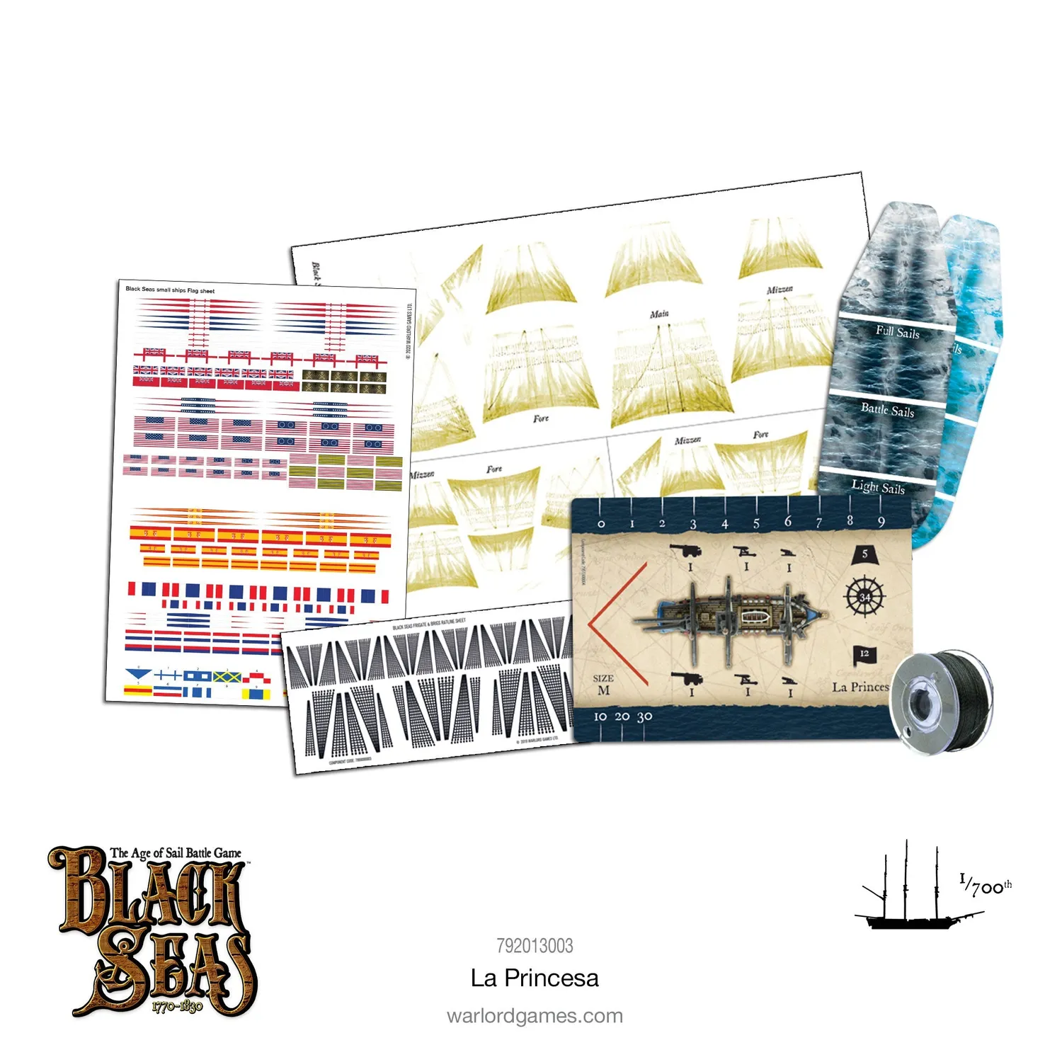 Warlord Black Seas La Princesa frégate navire espagnol 6e rang