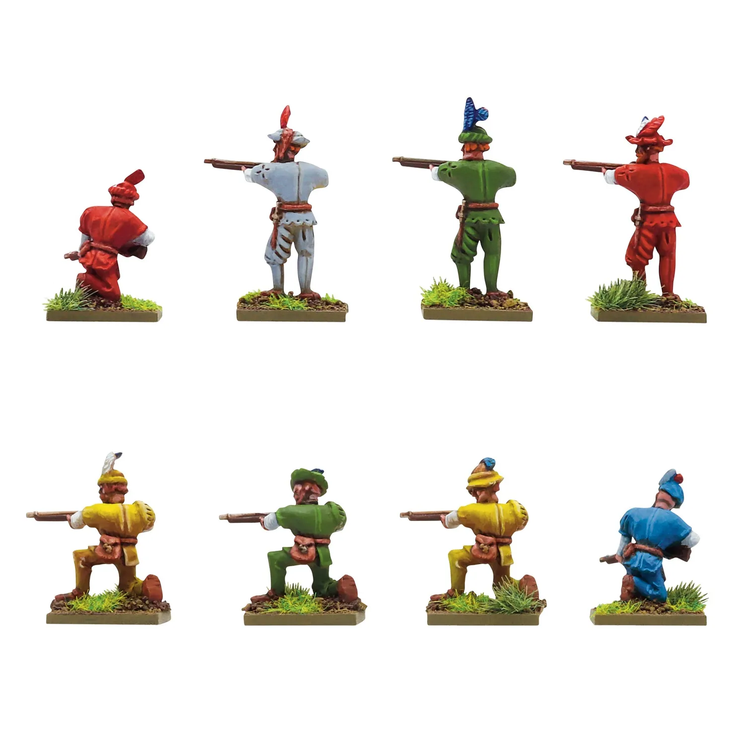 Bolt Action Pike & Shotte Italian Wars Swiss Arquebusiers figurines métal 8