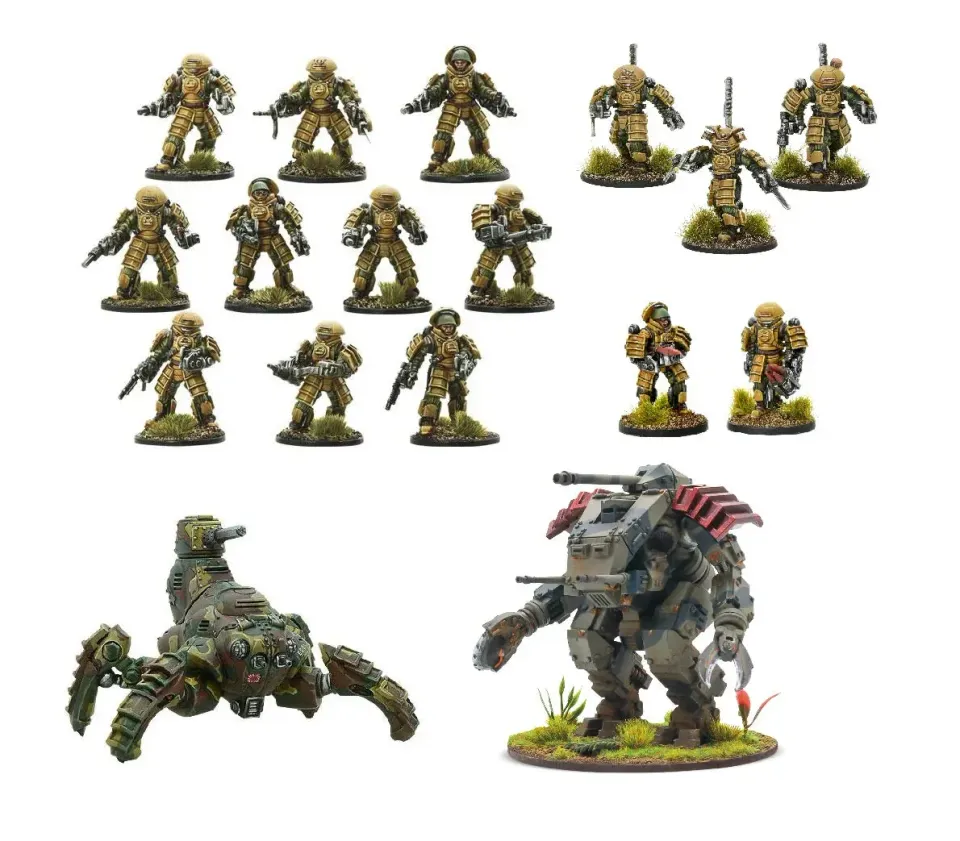 Bolt Action Konflikt '47 Empire of Japan Armoured Assault figurines résine métal