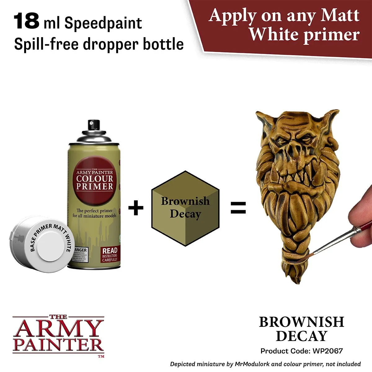 The Army Painter Speedpaint Brownish Decay peinture marron