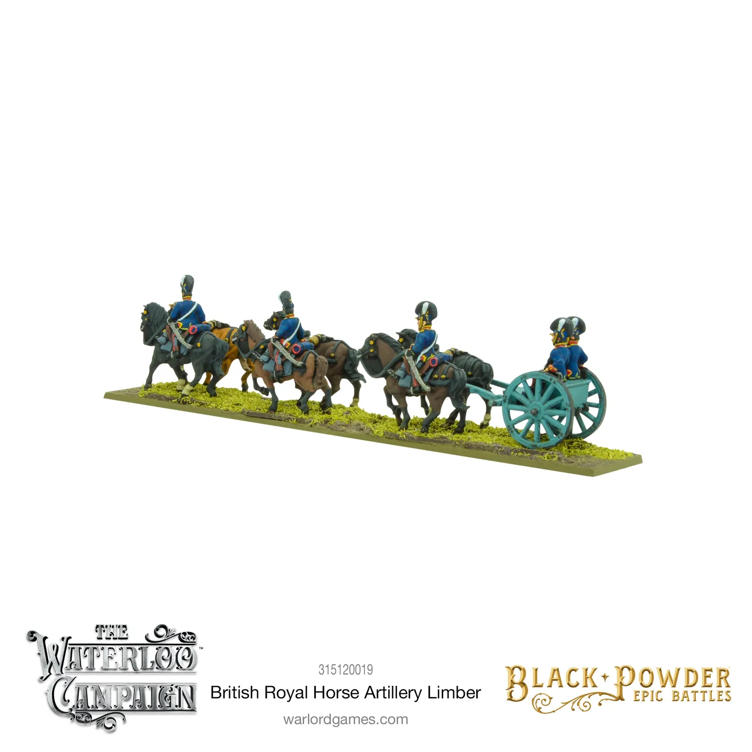 Bolt Action Black Powder Napoleonic British Royal Horse Artillery Limber artillerie