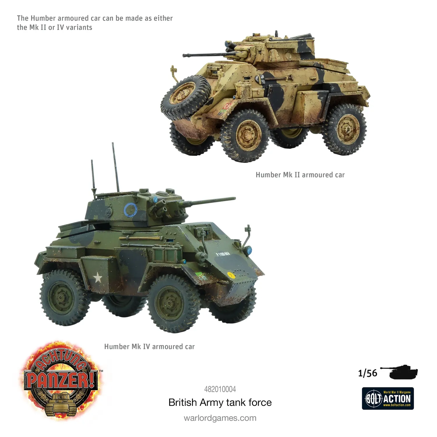 Warlord Games Achtung Panzer! Force chars britanniques coffret départ