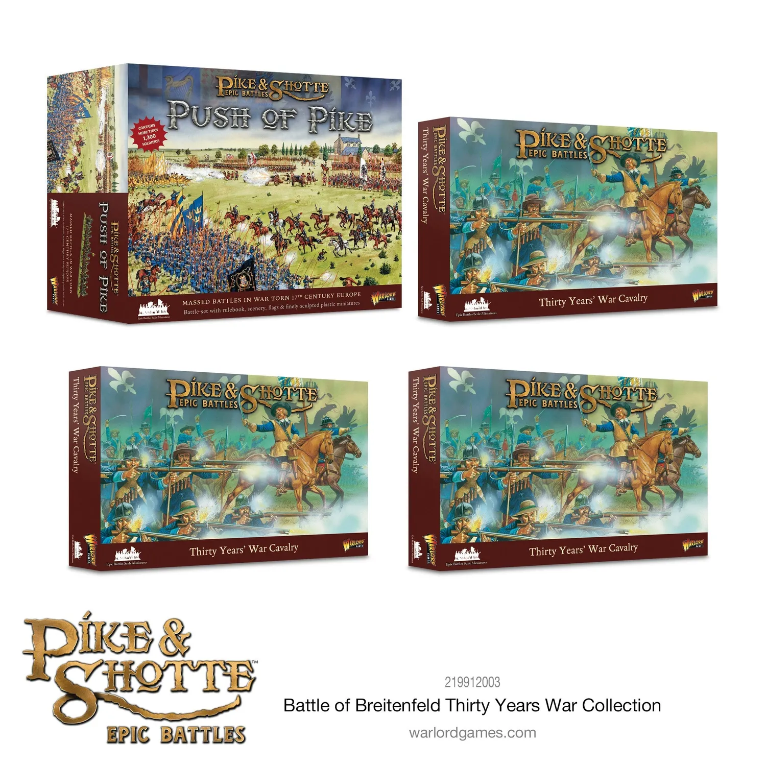 Warlord Games Pike & Shotte Epic Battles Battle of Breitenfeld Thirty Years War Collection cavalerie