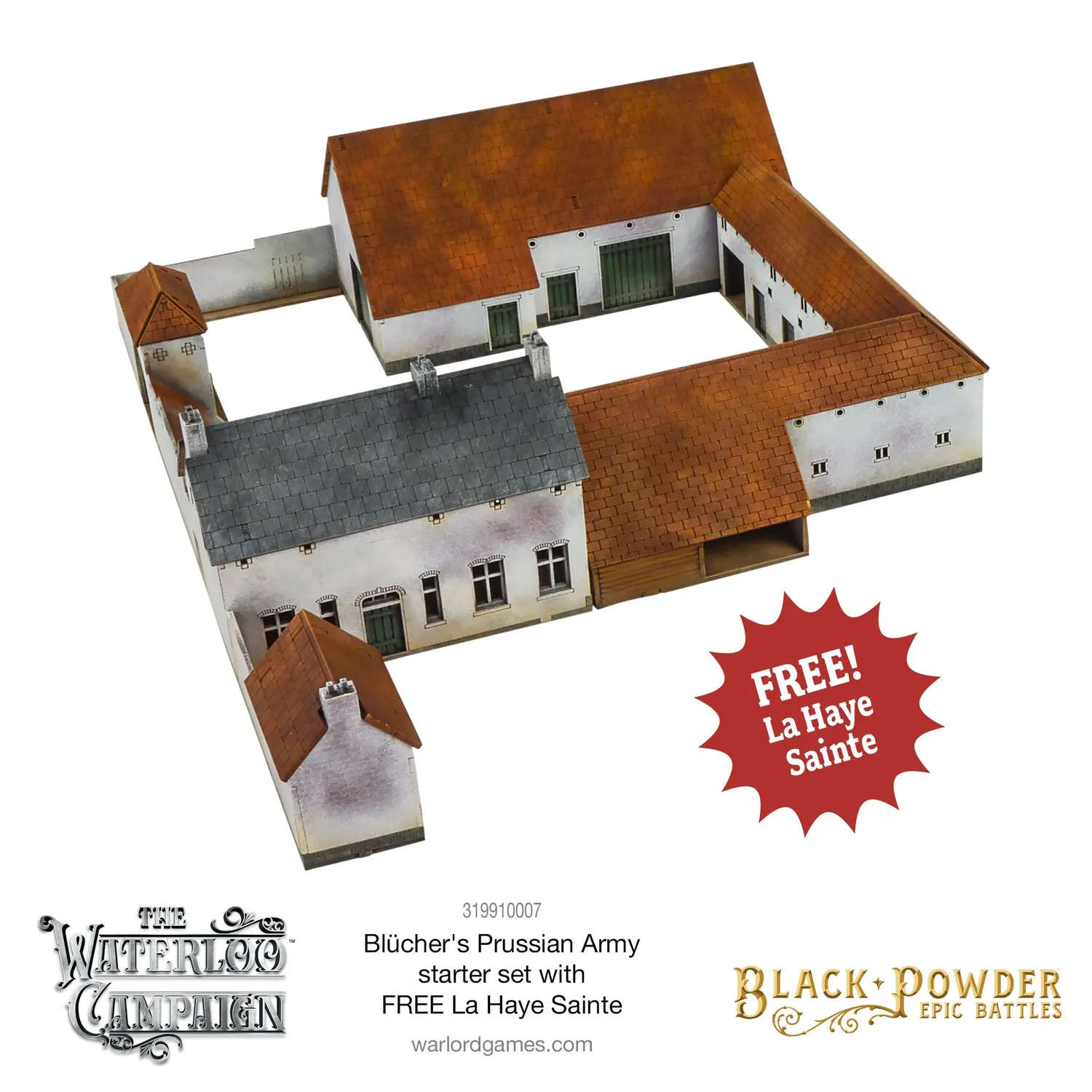 Bolt Action Black Powder Epic Battles Waterloo Prussian Starter Army coffret armée