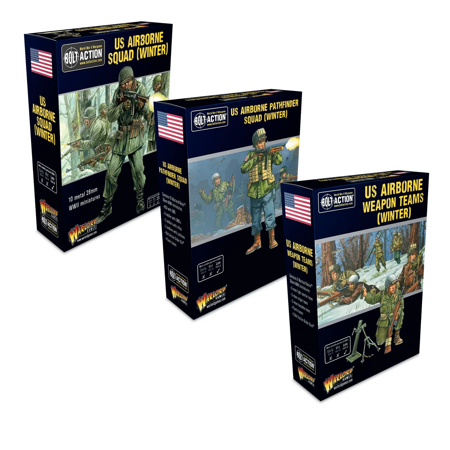 Warlord Games Bolt Action US Airborne Winter bundle Ardennes