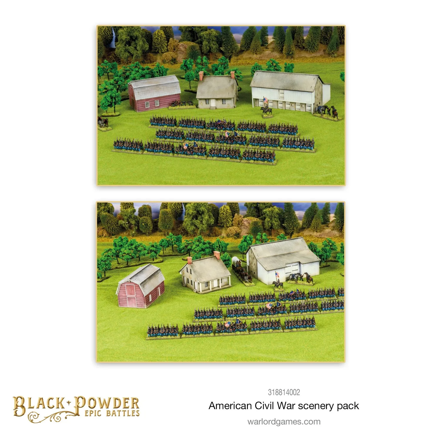 Bolt Action Epic Battles ACW Scenery Pack décors MDF