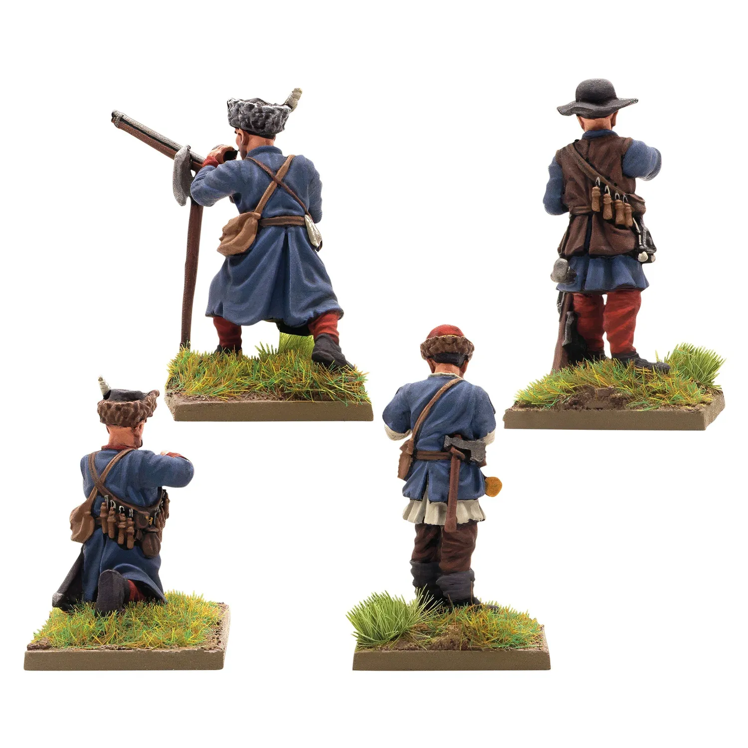 Pike & Shotte Polonaise Infanterie Mousquets figurines métal x8
