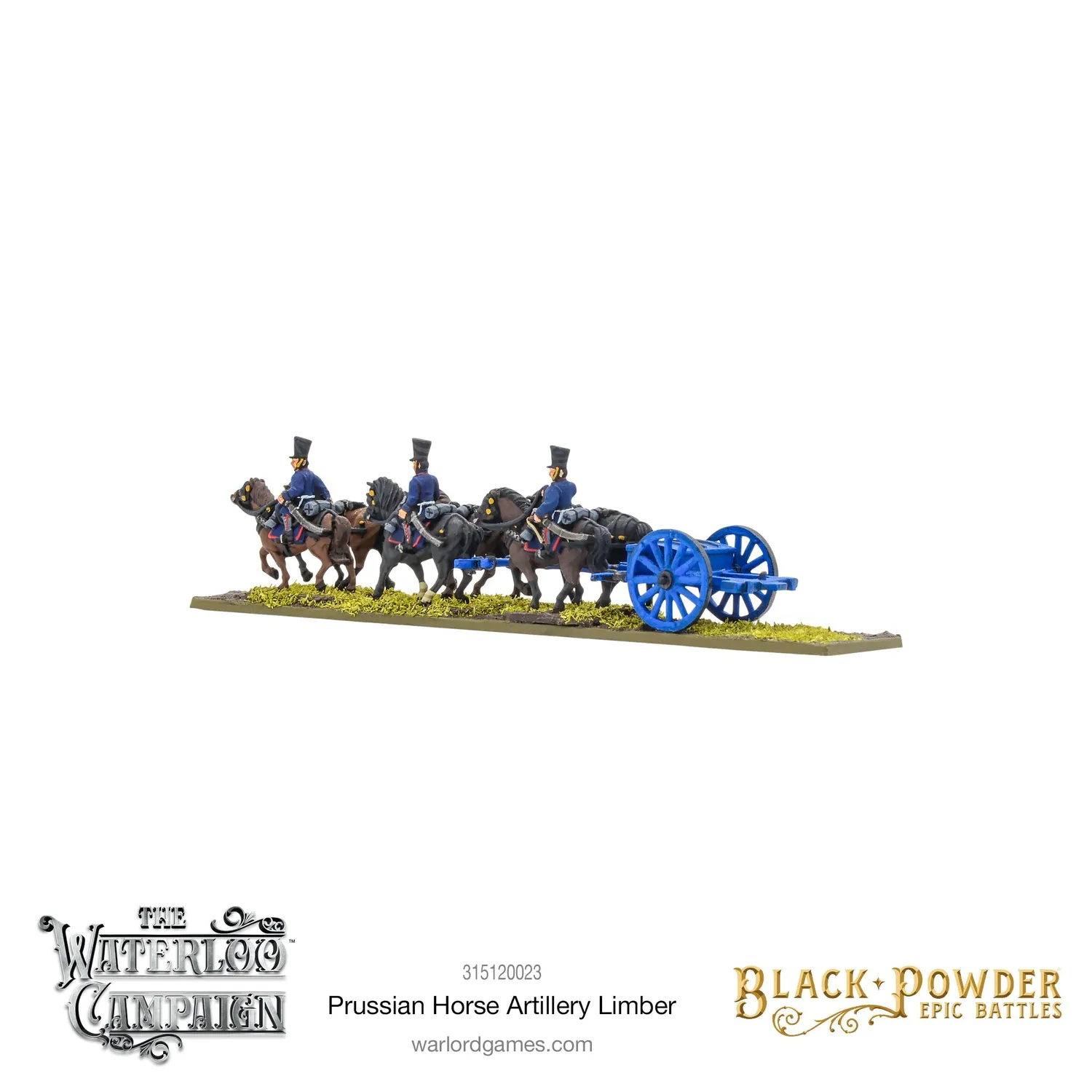 Bolt Action Black Powder Epic Battles Prussian Horse Artillery Limber attelage