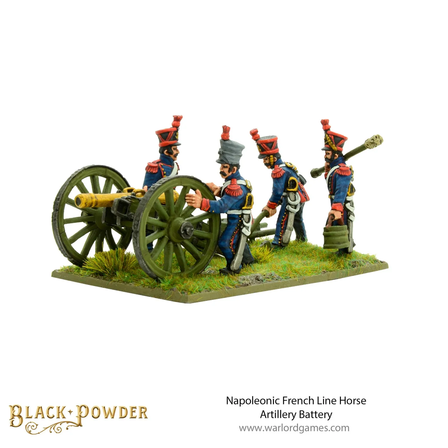 Black Powder Napoleonic French Line Horse Artillery Battery canons