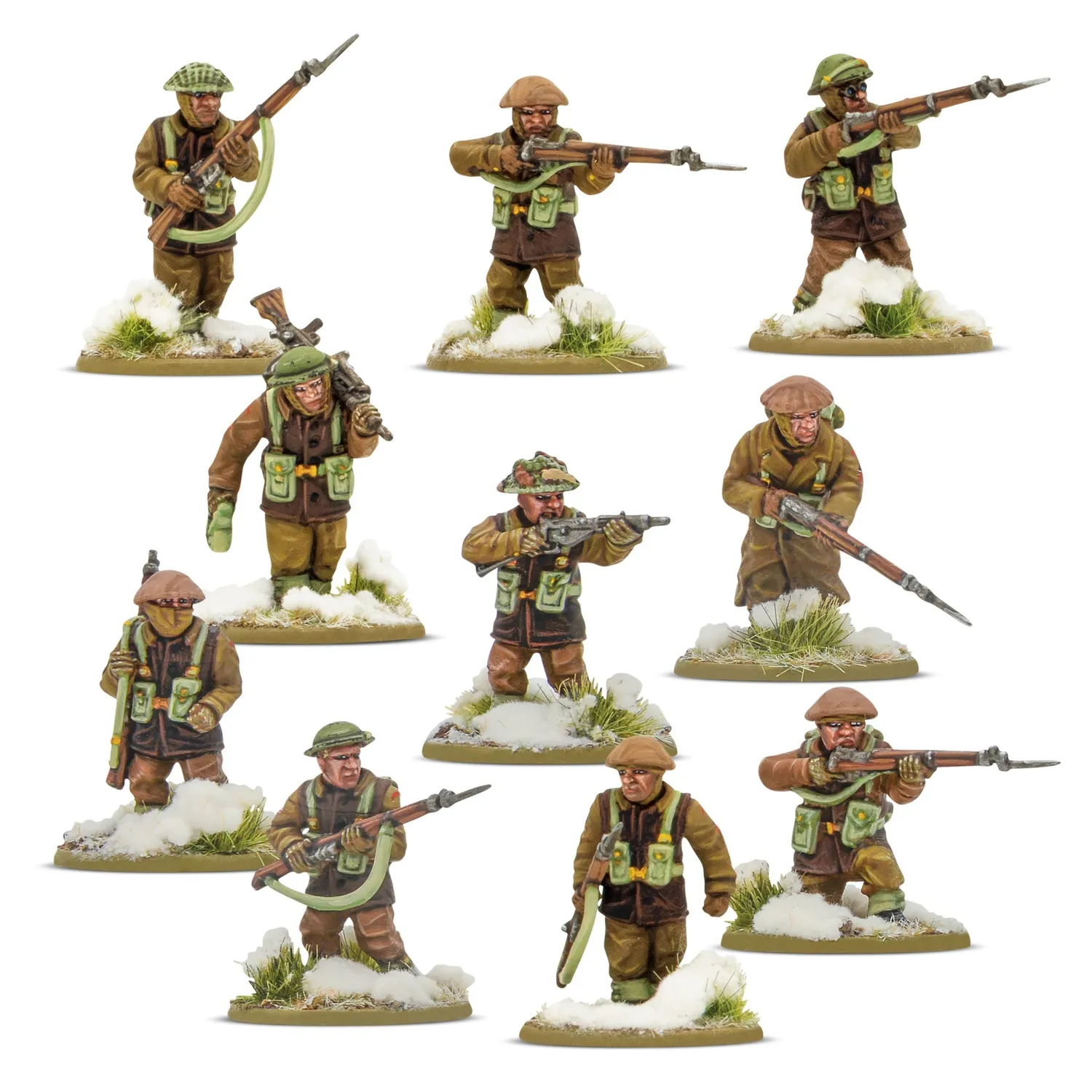 Bolt Action Crossing the Rhine British & Canadian Winter Starter Army