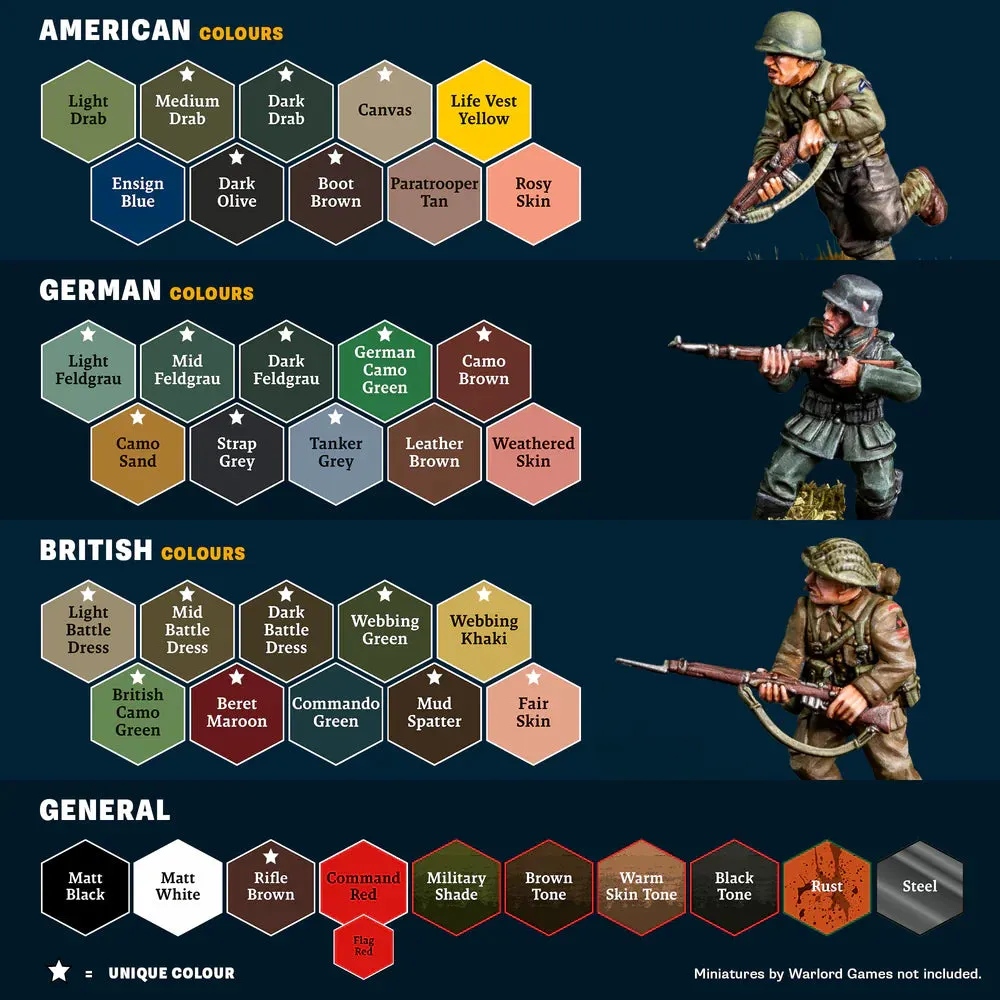 Bolt Action Historical Medium Drab peinture acrylique marron Warpaints