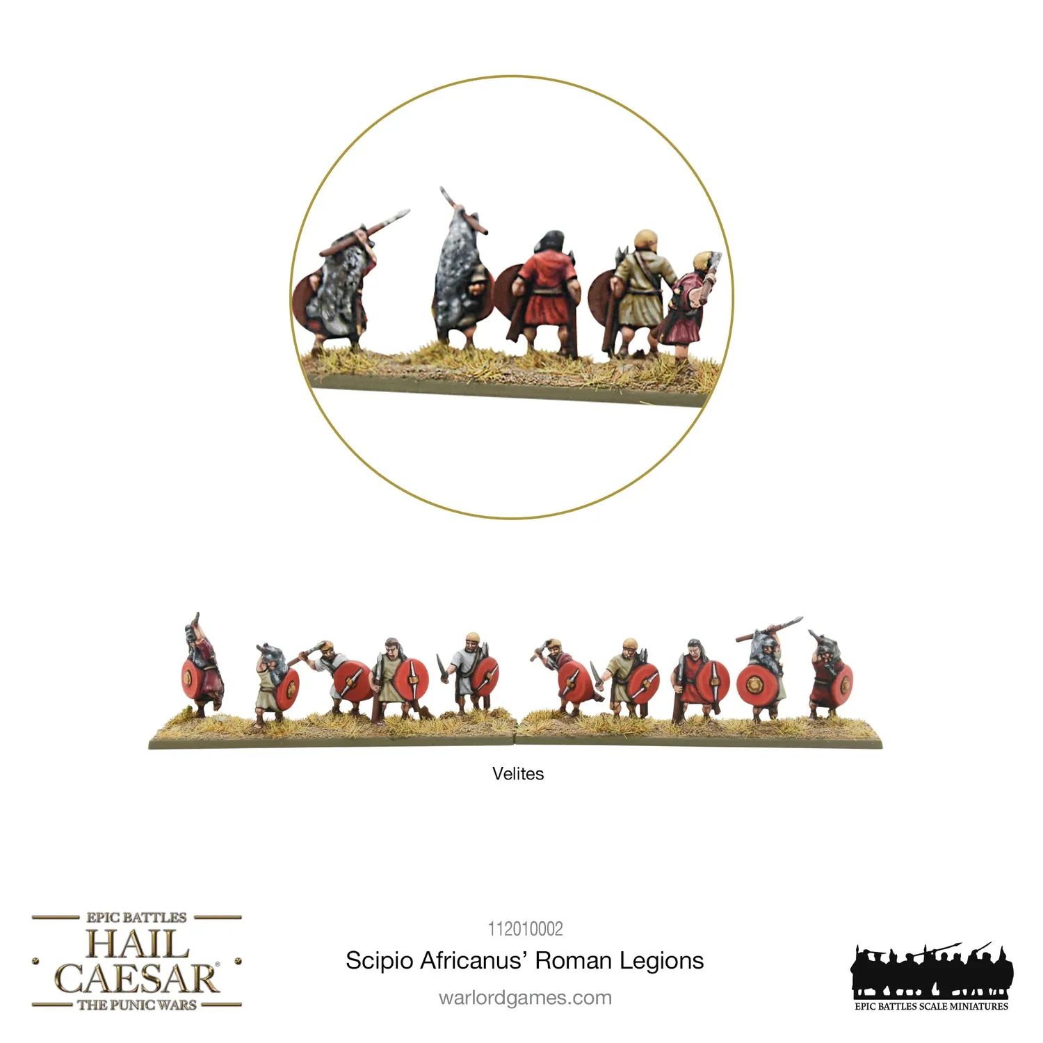 Bolt Action Hail Caesar Epic Battles Scipio Africanus’ Roman Legions boîte